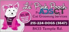 Le Pink Pooch Dog And Cat Grooming Salon LLC