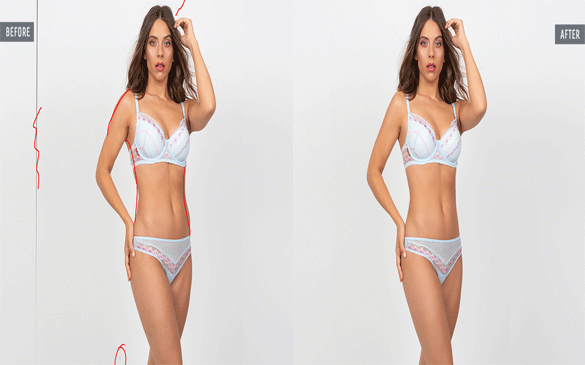 Lingerie cloth shaping India – Global Photo Edit