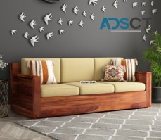 Wooden Sofa - Buy Wooden Sofa Sets Onlin