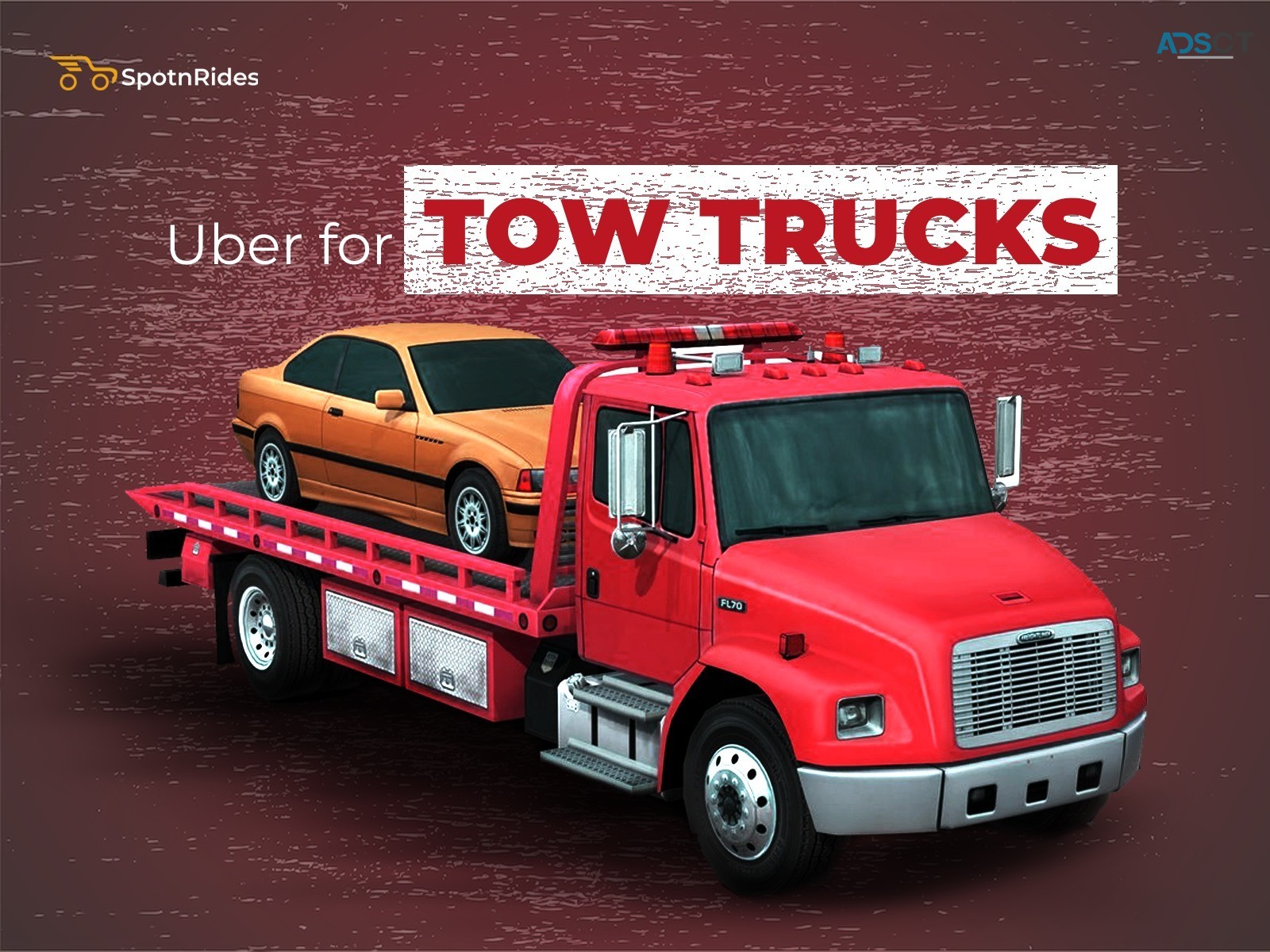 Uber for Tow Trucks App Development Service by SpotnRides