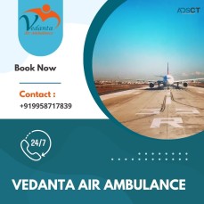 Pick Vedanta Air Ambulance in Patna with Suitable Medical Support