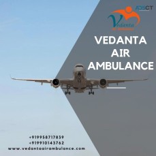 Utilize Vedanta Air Ambulance in Kolkata with Advantageous Medical Amenities