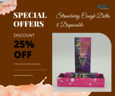  Purchase Strawberry Cough Delta 8 Disposable | Kuma Organics